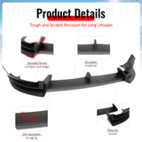2026 Tesla Model Y Juniper Premium 3PCS Front Lower Bumper Lip Air Dam Chin Spoiler Splitter IKON Style Painted Matte Black ABS Plastic