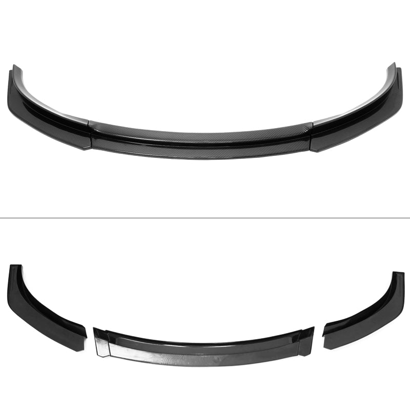 2017-2023 Tesla Model 3 IKON V4 Style 3PCS Front Bumper Lip ABS