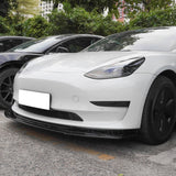 2017-2023 Tesla Model 3 IKON V4 Style 3PCS Front Bumper Lip ABS