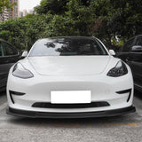 2017-2023 Tesla Model 3 IKON V4 Style 3PCS Front Bumper Lip ABS