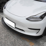 2017-2023 Tesla Model 3 IKON V4 Style 3PCS Front Bumper Lip ABS