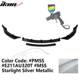 2017-2023 Tesla Model 3 4PC Front Bumper Lip Spoiler