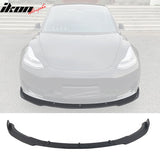 2017-2023 Tesla Model 3 4DR IKON Front Bumper Lip PP
