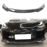 2017-2023 Tesla Model 3 Track Pack Gloss Black Front Lip Carbon Fiber