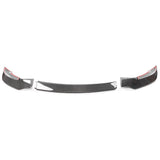 2017-2023 Tesla Model 3 Track Pack Gloss Black Front Lip Carbon Fiber