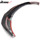 2017-2023 Tesla Model 3 Track Pack Gloss Black Front Lip Carbon Fiber