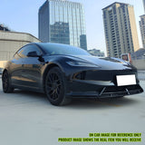 2024-2025 Tesla Model 3 IKON2 Style Front Bumper Lip Matte Black PP