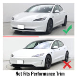 2024-2026 Tesla Model 3 PP Front Bumper Lip 3PCS - IKON V4 Style