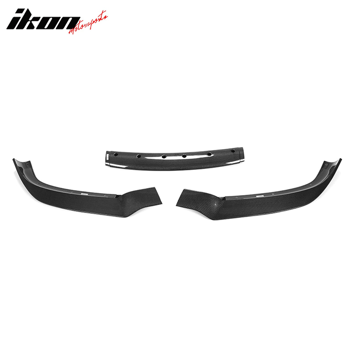 2017-2021 Tesla Model S Track Pack Carbon Fiber 3PC Front Bumper Lip