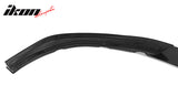 2021-2025 Tesla Model S Gloss Black V Front Bumper Lip Carbon Fiber