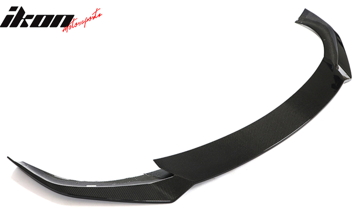 2021-2024 Tesla Model S Gloss Black Revozport Front Lip Carbon Fiber
