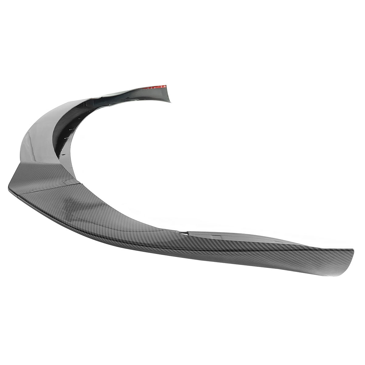 2021-2026 Tesla Model S Track Pack Front Bumper Lip Carbon Fiber Print
