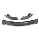 2021-2026 Tesla Model S Track Pack Front Bumper Lip Carbon Fiber Print