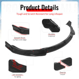 2016-2021 Tesla Model X Gloss Black Front Bumper Lip Chin Spoiler PP