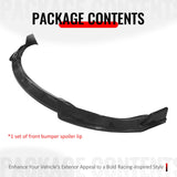 2016-2021 Tesla Model X Gloss Black Front Bumper Lip Chin Spoiler PP