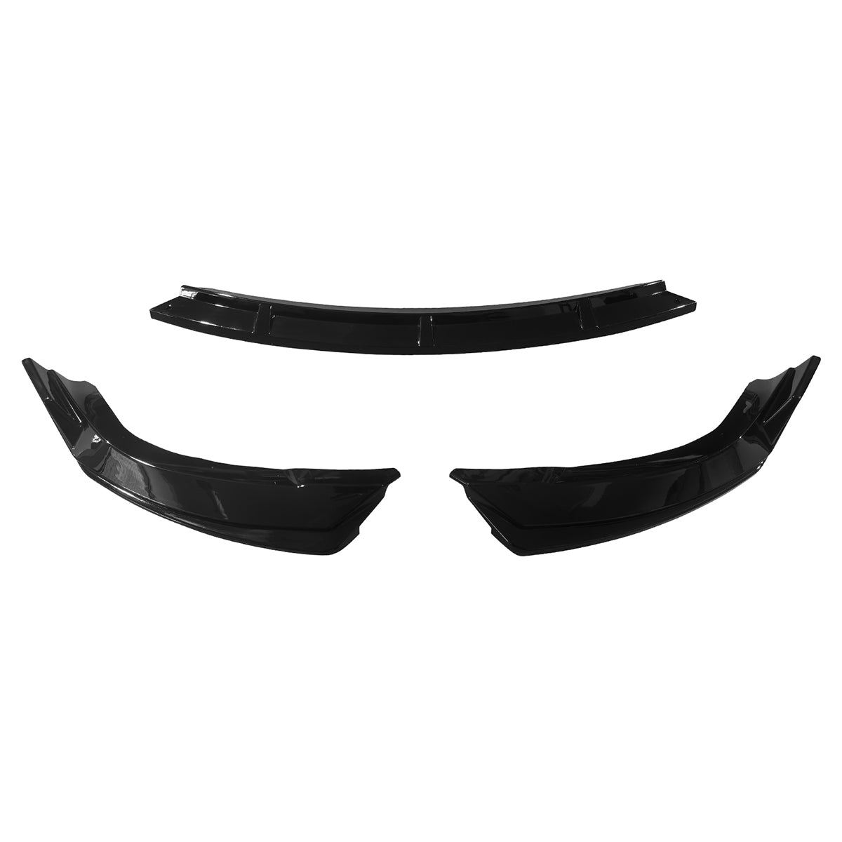 2022-2026 Tesla Model X IKON Style Gloss Black Front Bumper Lip PP