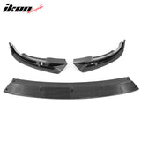 2020-2023 Tesla Y IKON Style Front Bumper Lip PP 3PC