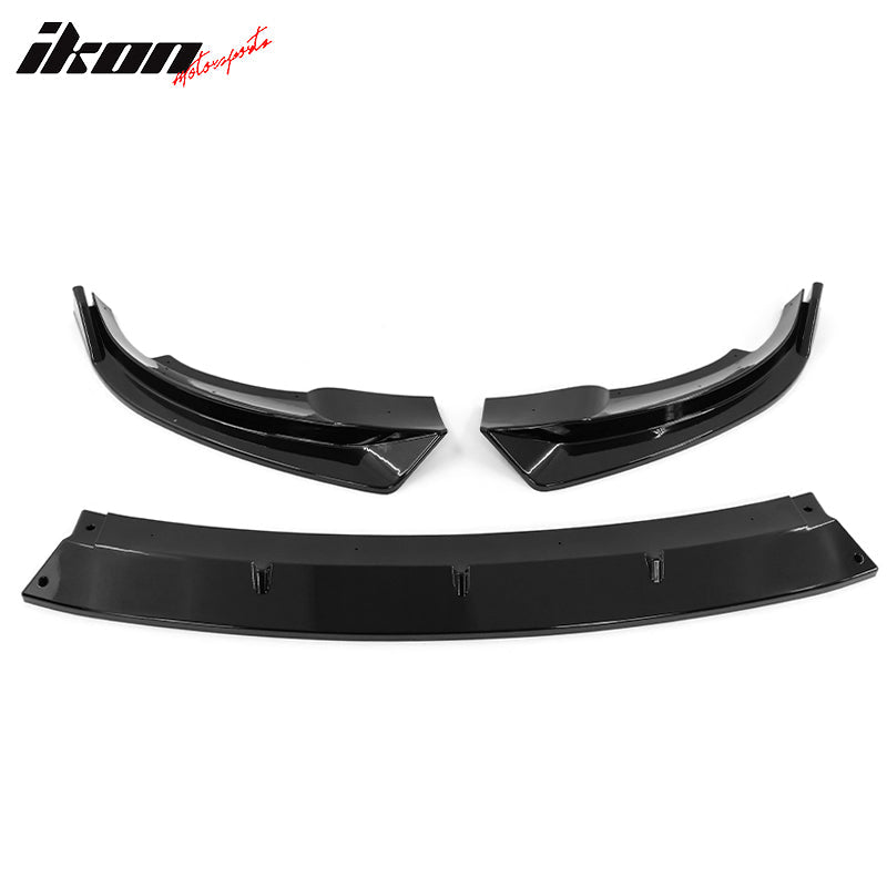 2020-2023 Tesla Y IKON Style Front Bumper Lip PP 3PC