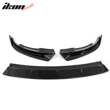2020-2023 Tesla Y IKON Style Front Bumper Lip PP 3PC