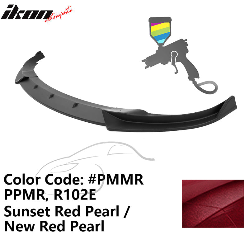 2020-2023 Tesla Y IKON Style Front Bumper Lip PP 3PC