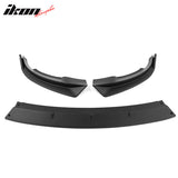 2020-2023 Tesla Y IKON Style Front Bumper Lip PP 3PC