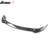 2020-2024 Tesla Y Track Pack Gloss Black Front Bumper Lip Carbon Print