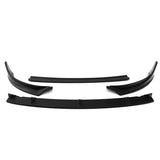 2025-2026 Tesla Model Y Juniper Front Bumper Lip 4PC Matte Black Kit