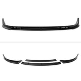 2025-2026 Tesla Model Y Juniper Front Bumper Lip 4PC Matte Black Kit