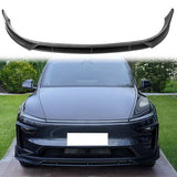 2025-26 Tesla Model Y Juniper Carbon Fiber Print 4PC Front Bumper Lip