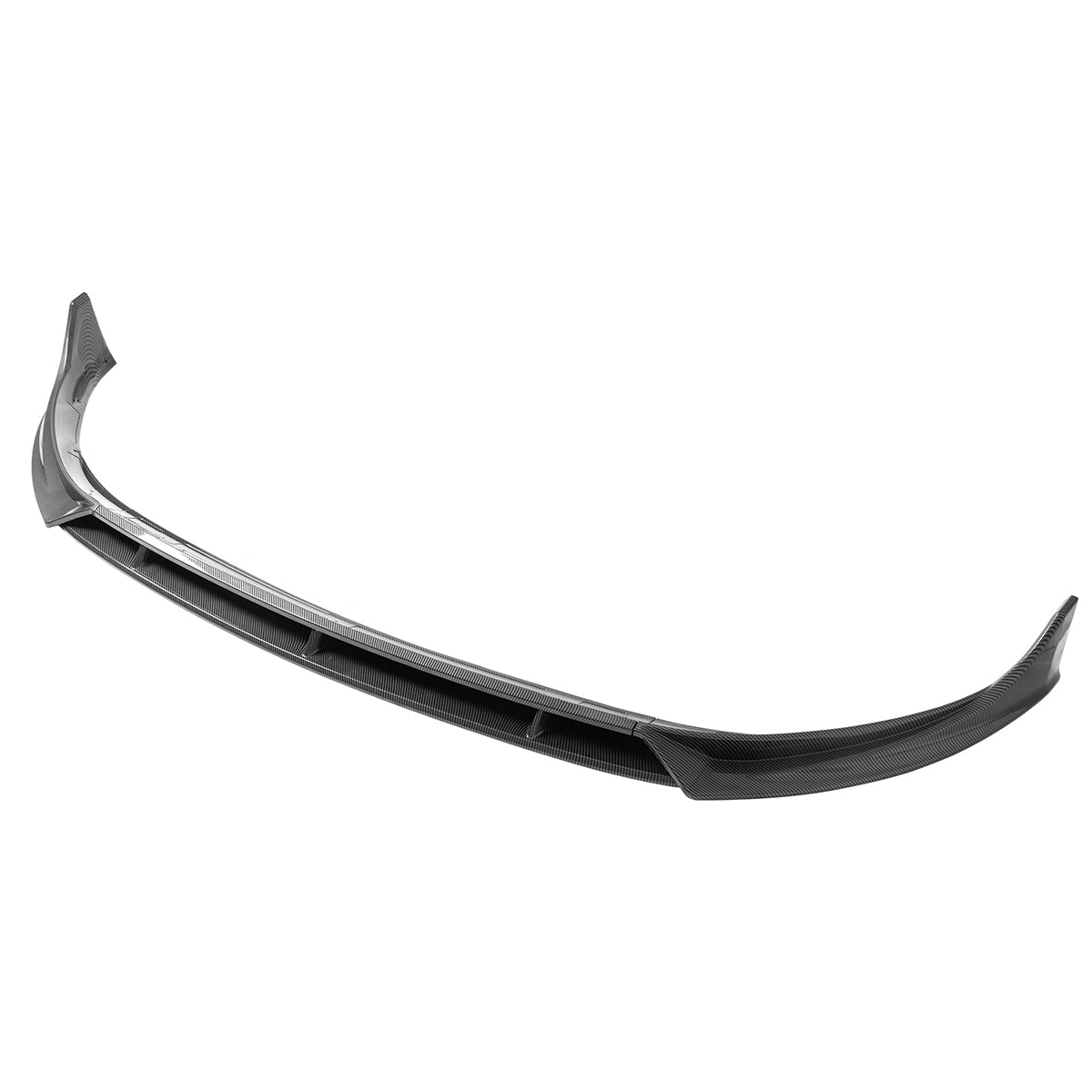2025-26 Tesla Model Y Juniper Carbon Fiber Print 4PC Front Bumper Lip