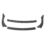 2025-26 Tesla Model Y Juniper Carbon Fiber Print 4PC Front Bumper Lip