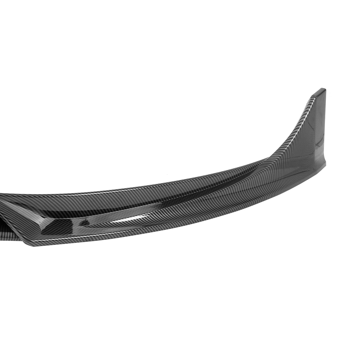 2025-26 Tesla Model Y Juniper Carbon Fiber Print 4PC Front Bumper Lip