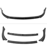 2025-26 Tesla Model Y Juniper Carbon Fiber Print 4PC Front Bumper Lip