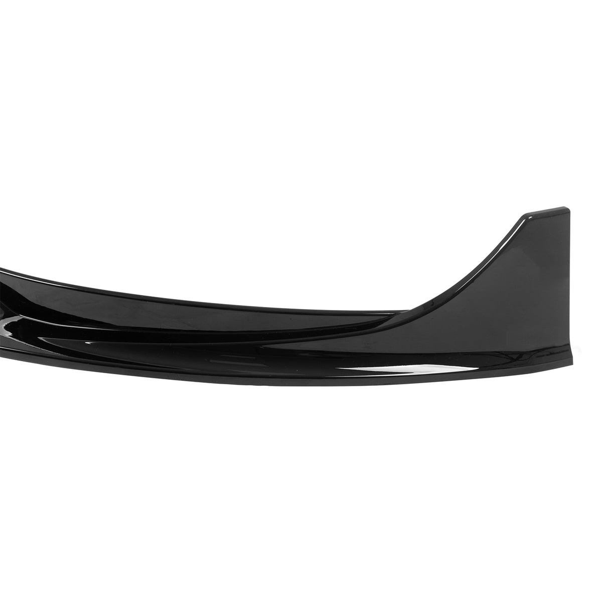 2025-2026 Tesla Model Y Juniper Front Bumper Lip 4PC Gloss Black Kit