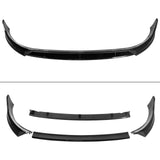 2025-2026 Tesla Model Y Juniper Front Bumper Lip 4PC Gloss Black Kit