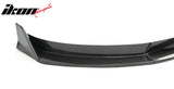 2025-2026 Tesla Model Y (New Model Y, Code Juniper) IKON V2 Style Carbon Fiber Print ABS Air Dam Chin Spoiler Protector Splitter 3PCS