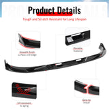 2025-2026 Tesla Model Y (New Model Y, Code Juniper) IKON V2 Style Gloss Black ABS Air Dam Chin Spoiler Protector Splitter 3PCS
