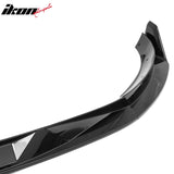 2025-2026 Tesla Model Y (New Model Y, Code Juniper) IKON V2 Style Gloss Black ABS Air Dam Chin Spoiler Protector Splitter 3PCS