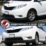 2011-2017 Toyota Sienna XL30 5Dr Van MP Front Bumper Lip Spoiler - ABS