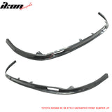 2011-2016 Toyota Sienna XL30 SE SK Style Unpainted Front Bumper Lip PU