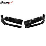 2016-2023 Toyota Tacoma IKON Style Unpainted Black Front Bumper Lip PU Polyurethane Air Dam Chin Lower Spoiler Splitter 2PCS
