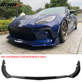 2022-2026 Toyota GR86 T Style Carbon Fiber Print Front Bumper Lip Spoiler PP