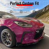 2022-2026 Toyota GR86 T Style Gloss Black Front Bumper Lip Spoiler PP