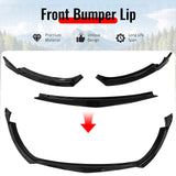 2022-2026 Toyota GR86 T Style Gloss Black Front Bumper Lip Spoiler PP