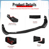 2022-2026 Toyota GR86 T Style Gloss Black Front Bumper Lip Spoiler PP