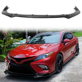 2018-2020 Toyota Camry SE XSE GT Style PU Front Bumper Lip Unpainted