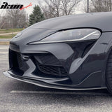 2020-2025 Toyota GR Supra A90 IKON Front Bumper Lip Gloss Carbon Fiber
