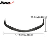 2020-2025 Toyota GR Supra A90 IKON Front Bumper Lip Gloss Carbon Fiber