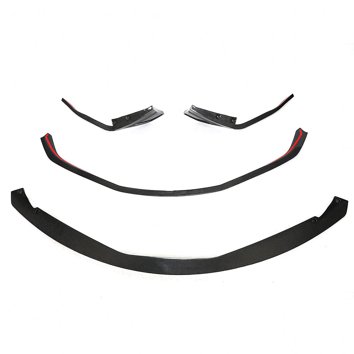 2020-2025 Toyota GR Supra MZ Speed Front Bumper Lip Gloss Carbon Fiber