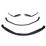 2020-2025 Toyota GR Supra MZ Speed Front Bumper Lip Gloss Carbon Fiber